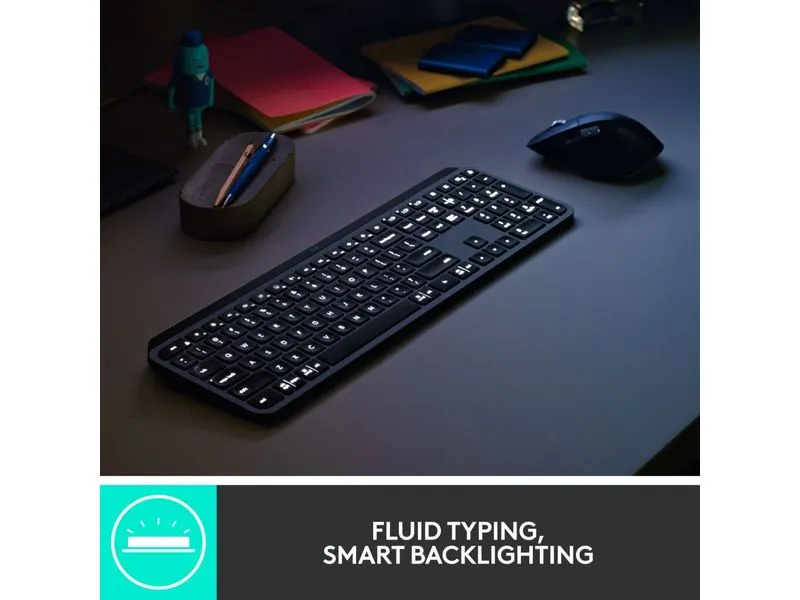 Logitech MX Keys Combo Gen 2 kabellos AZERTY Graphit