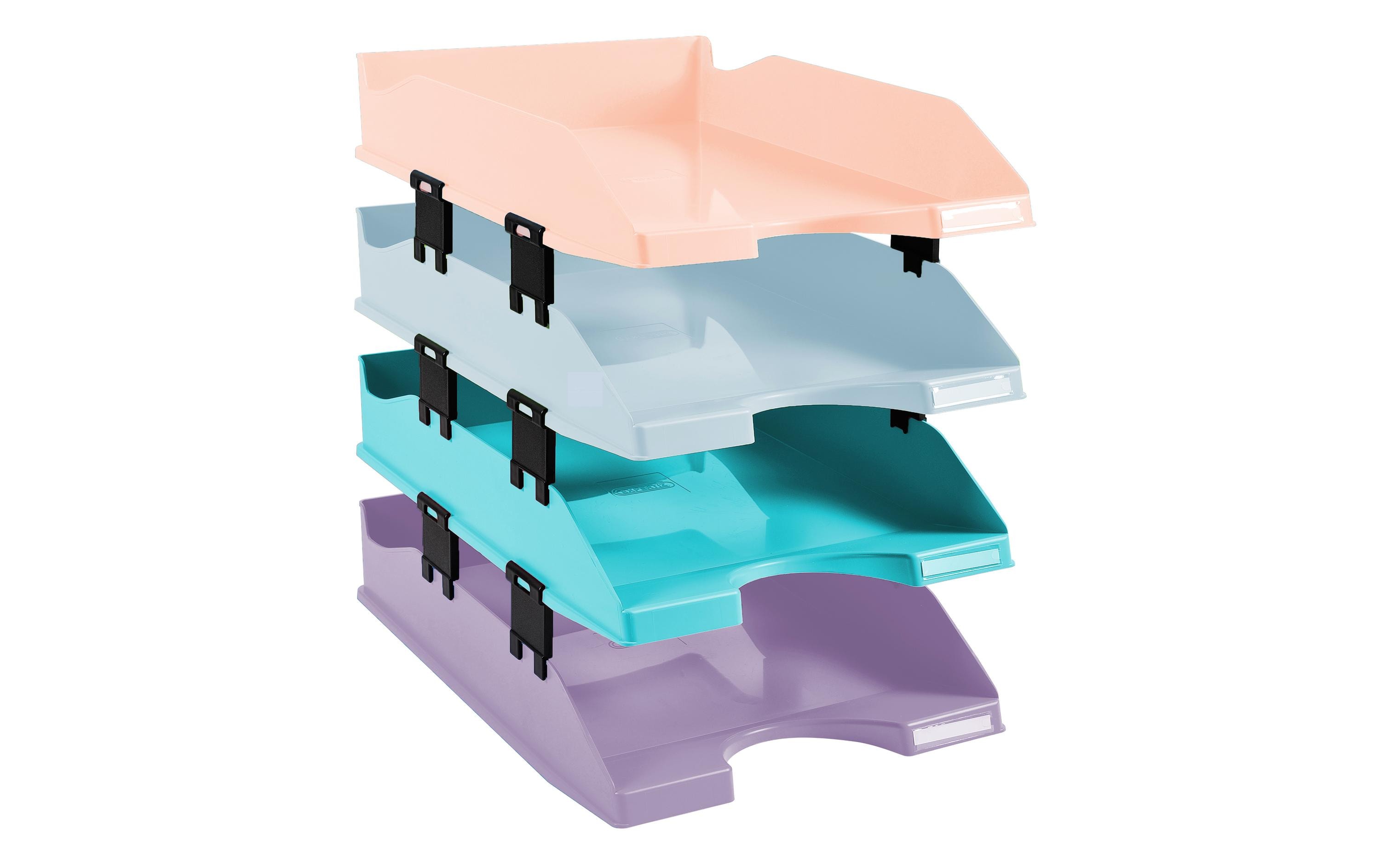 Exacompta Ablagekorb COMBO MIDI Aquarel 4-teilig, Mehrfarbig Exacompta Ablagekorb COMBO MIDI Aquarel 4-teilig, Mehrfarbig