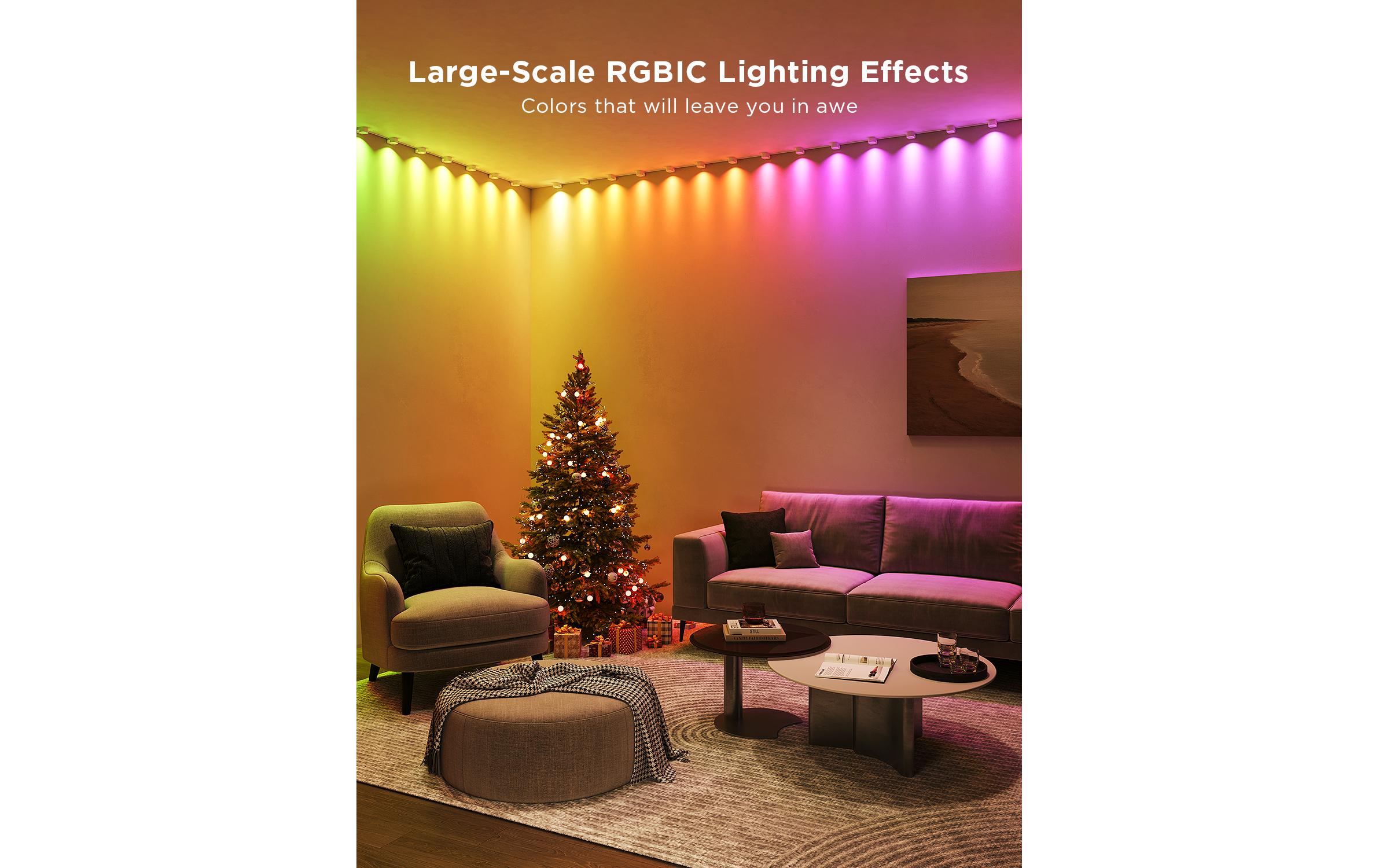 Govee LED String-Downlights, RGBIC, 5 m