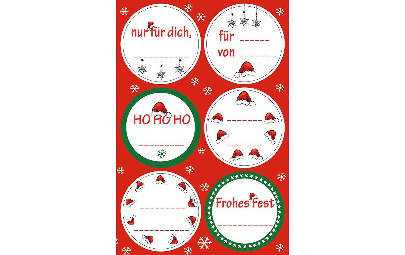 Braun + Company Sticker Niko Mütze, Weihnachten