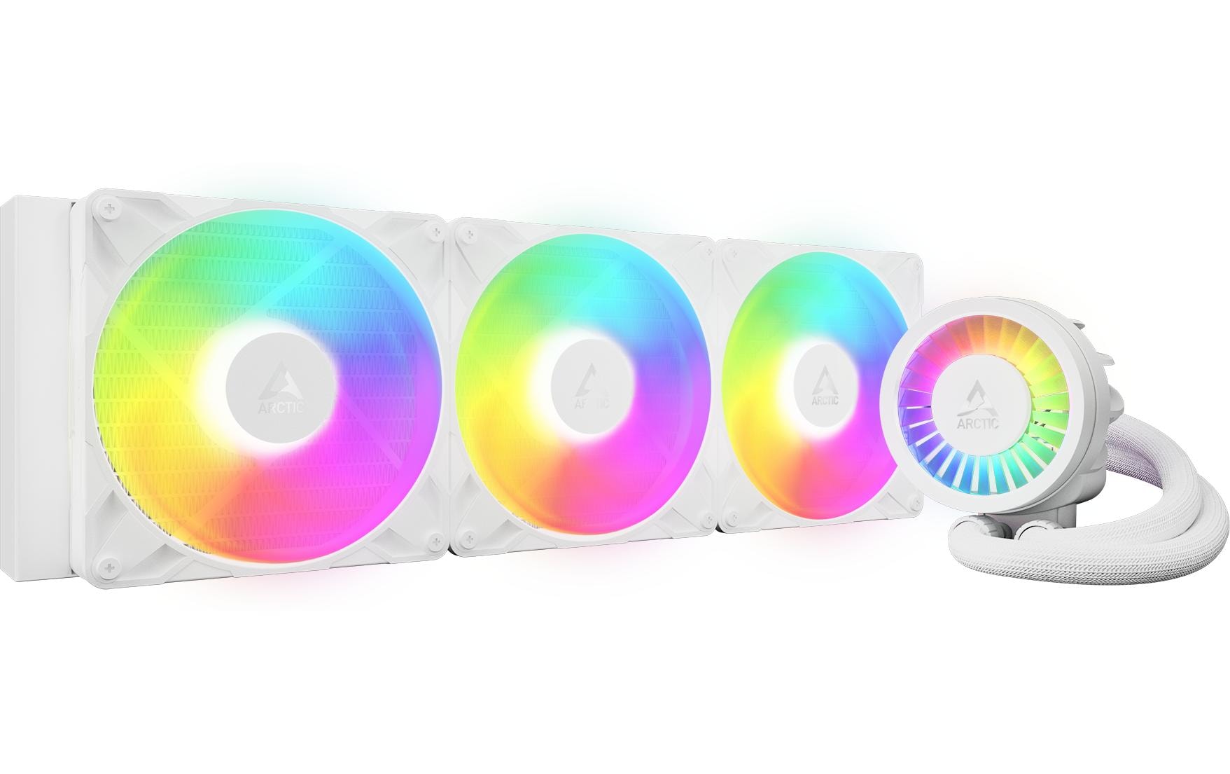 Arctic Cooling Wasserkühlung Liquid Freezer III Pro 420 A-RGB Weiss