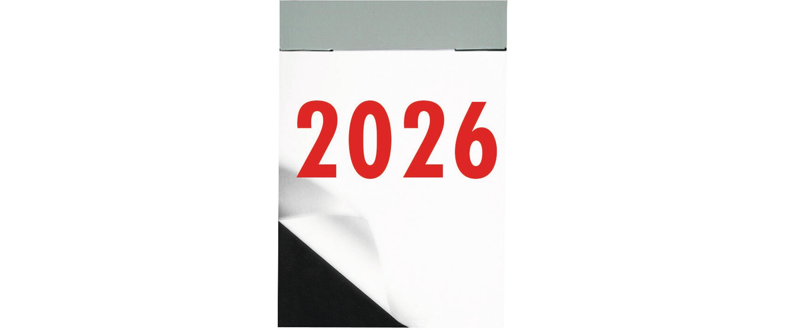 Biella Abreisskalender 4 x 5.9 cm, hoch, 390 Blatt