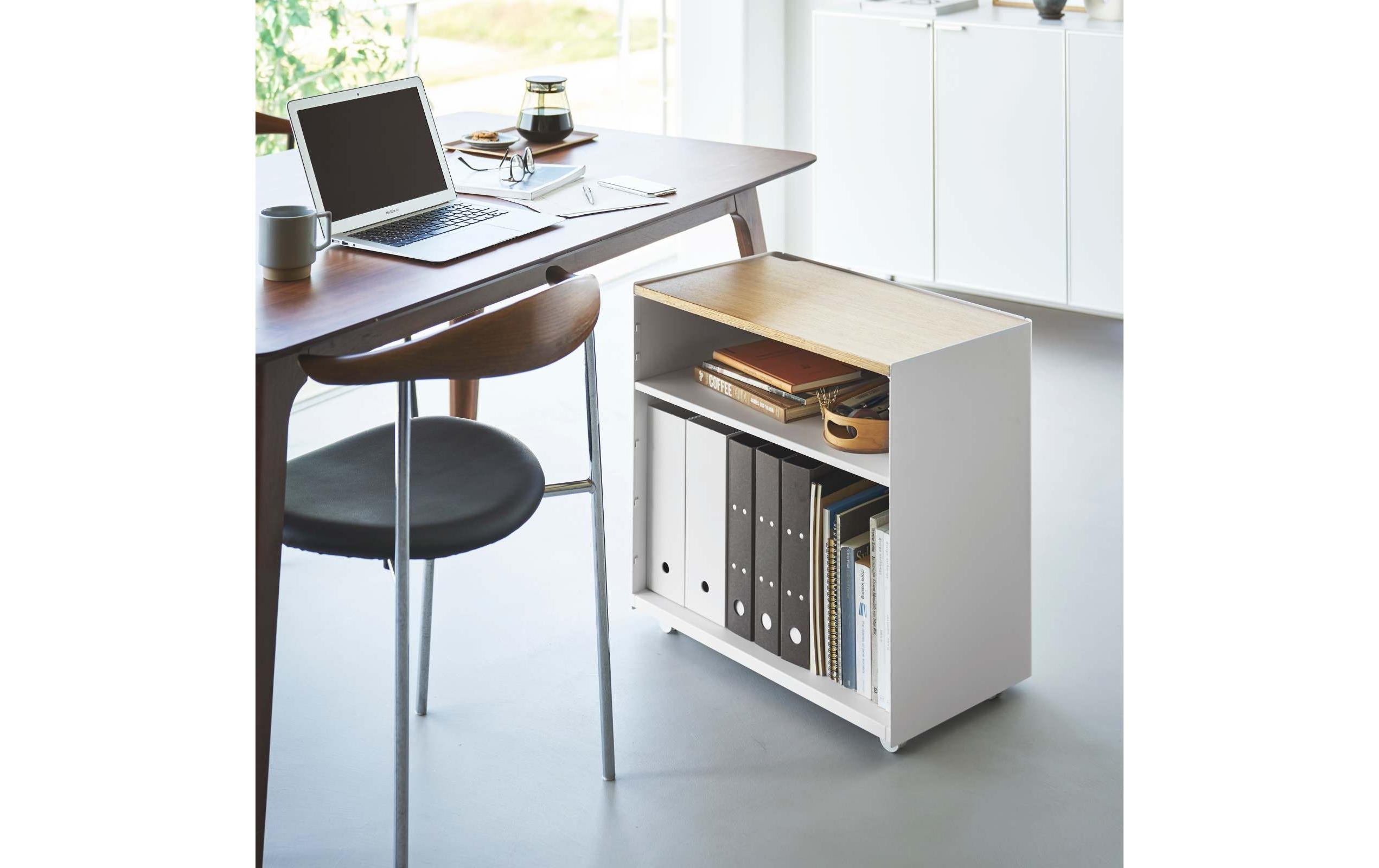 Yamazaki Servierwagen Tower 60.3 x 59 cm, Weiss