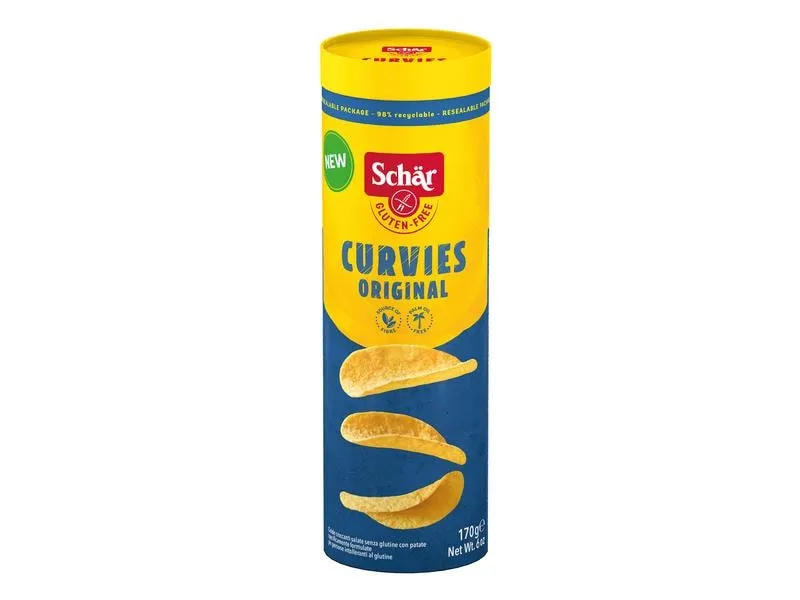 Dr.Schär Chips Curvies Original 170 g Dr.Schär Chips Curvies Original 170 g