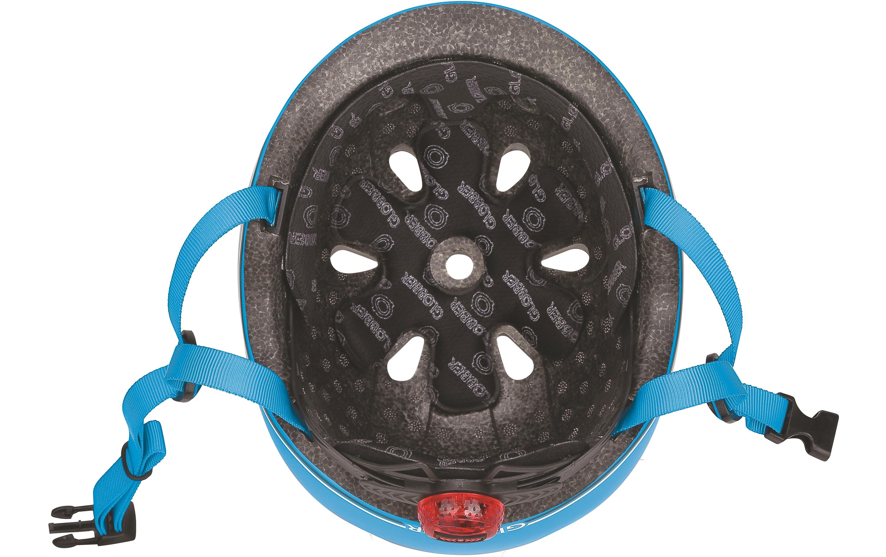 GLOBBER Kinderhelm Evo Lights Blau, XS-S
