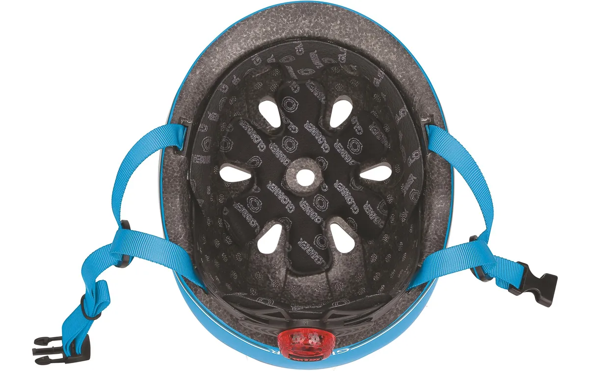 GLOBBER Kinderhelm Evo Lights Blau, XS-S