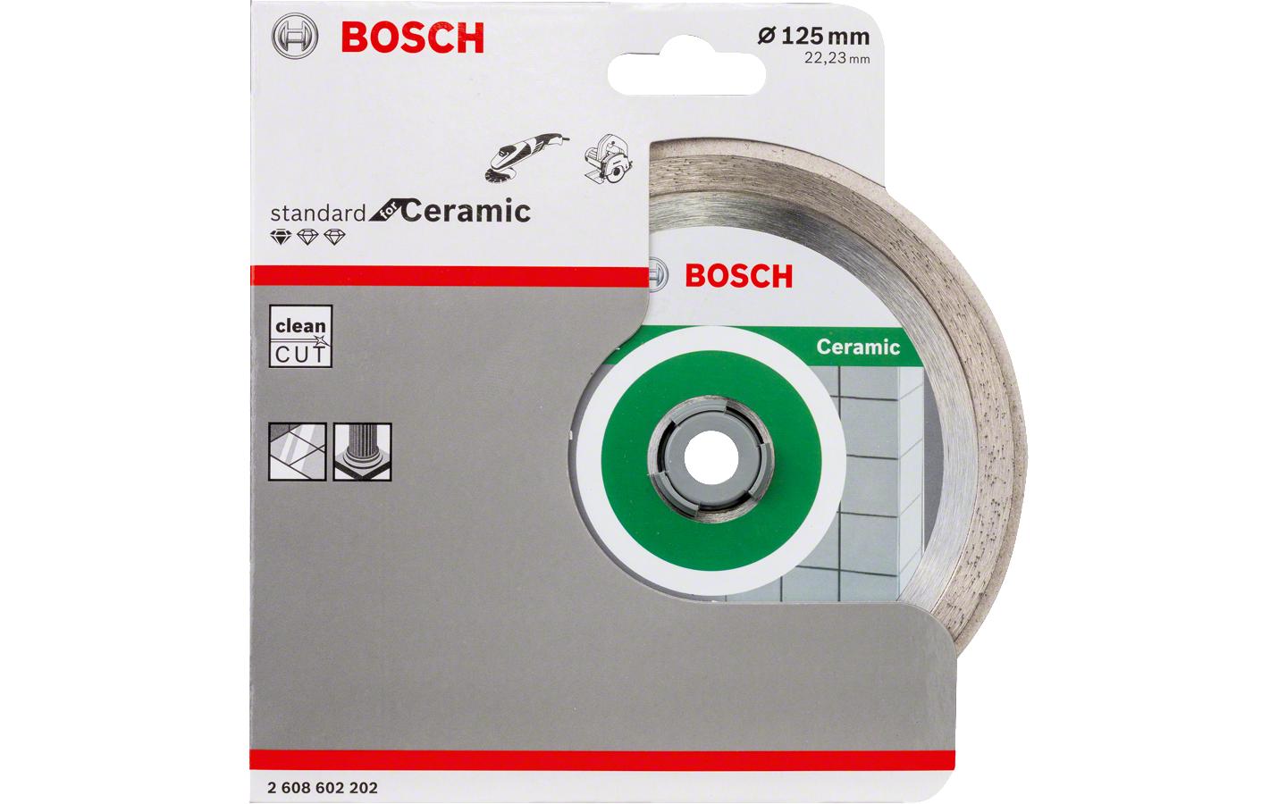 Bosch Professional Diamanttrennscheibe Standard for Ceramic Ø 125