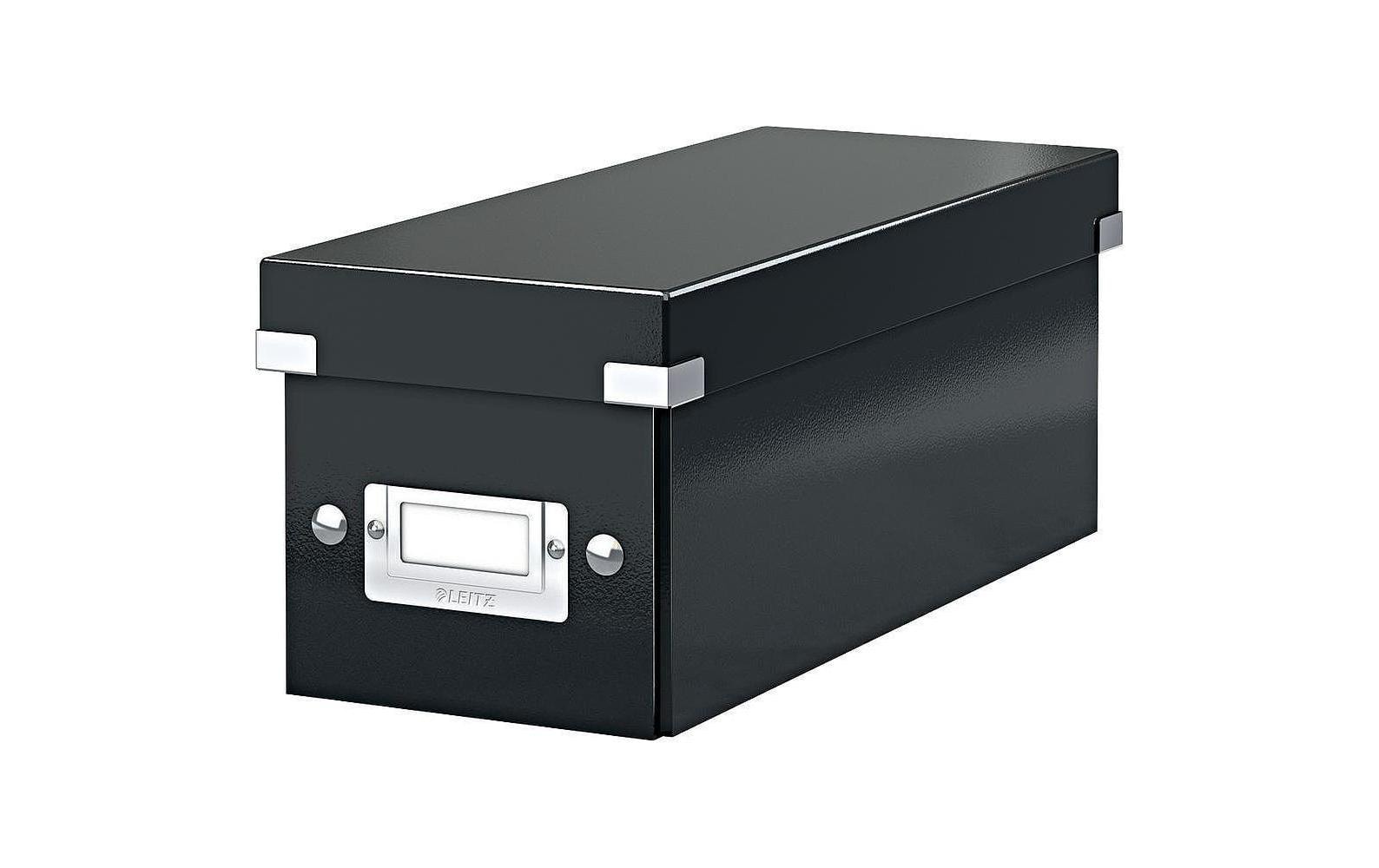 Leitz Aufbewahrungsbox 30 CD-Hüllen, Schwarz Leitz Aufbewahrungsbox 30 CD-Hüllen, Schwarz