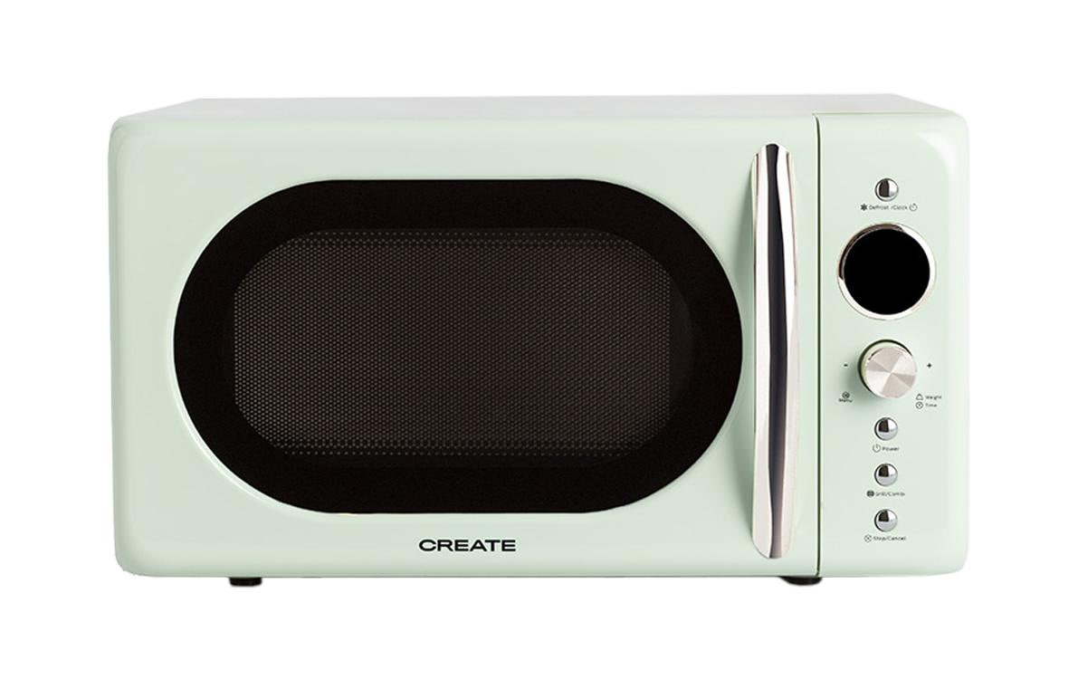 Create Mikrowelle Retro Grün