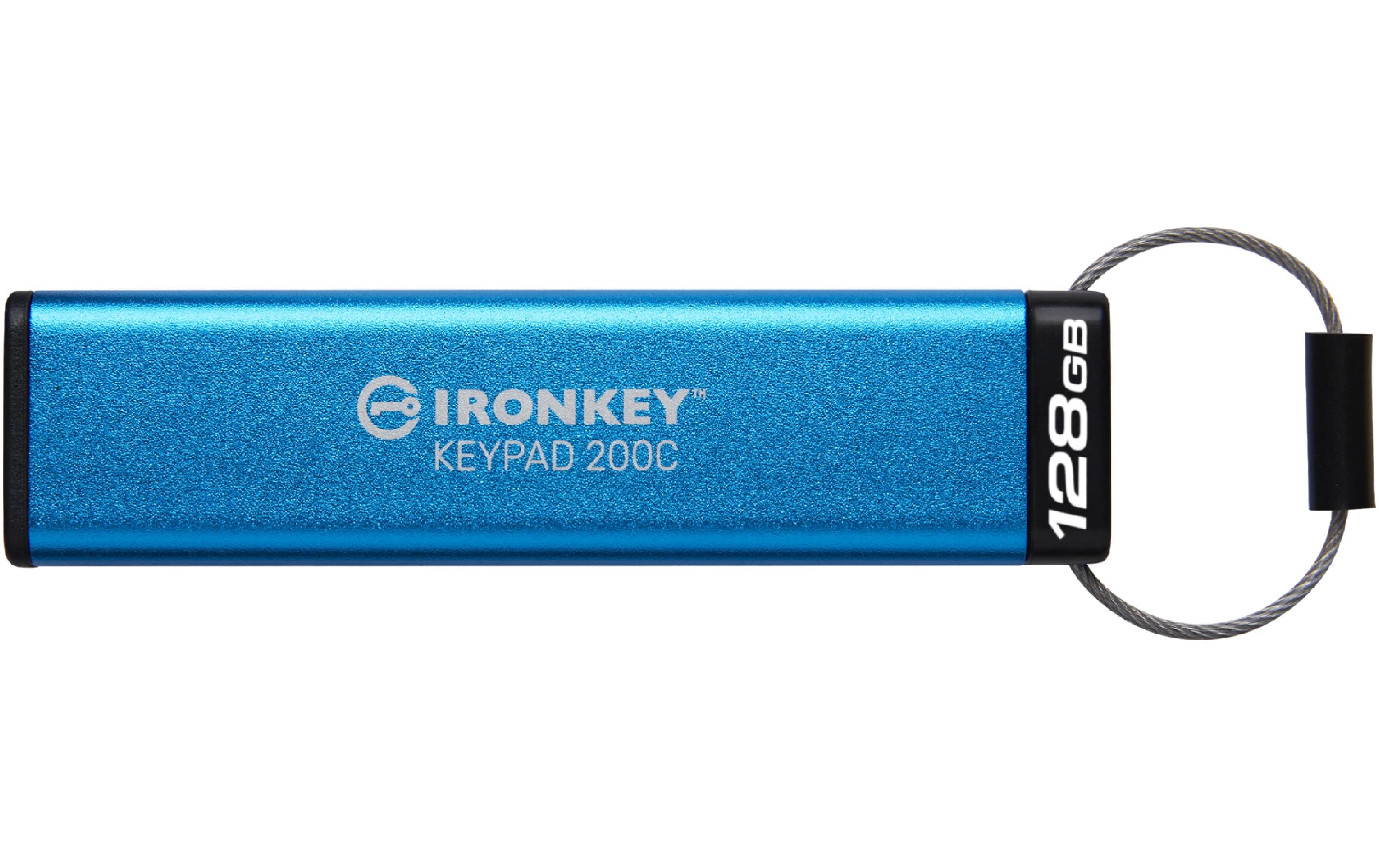 Kingston USB-Stick IronKey Keypad 200C 128 GB