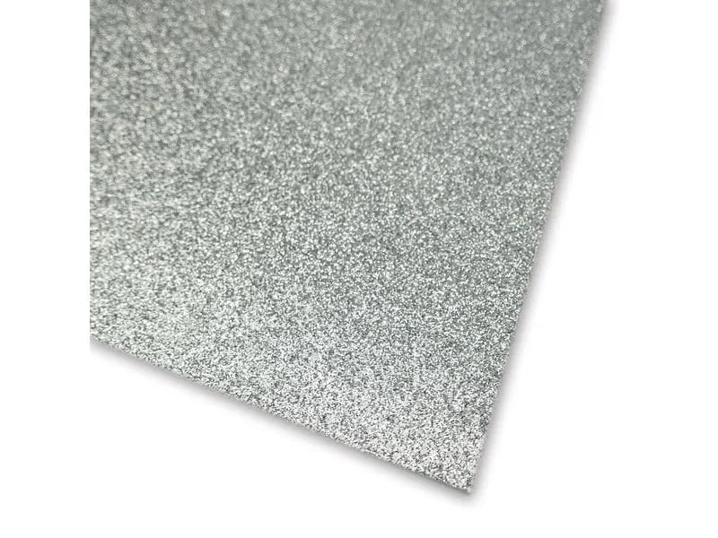 URSUS Glitzerkarton A4, 300 g/m², 10 Blatt, Silber URSUS Glitzerkarton A4, 300 g/m², 10 Blatt, Silber