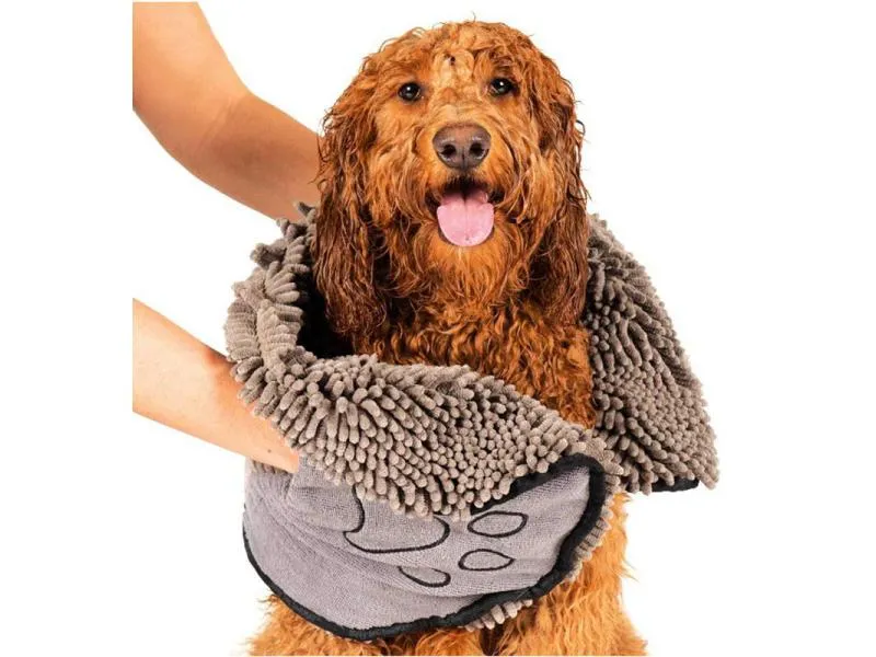 Dogs smarter by design Handtuch Dirty Dog Shammy Towel Grau Dogs smarter by design Handtuch Dirty Dog Shammy Towel Grau