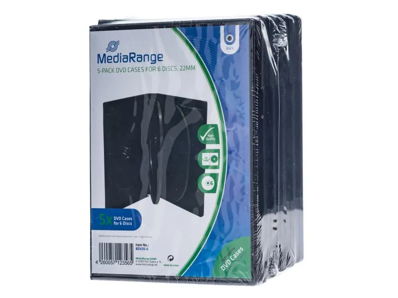 MediaRange Hülle DVD 6 Disc MediaRange Hülle DVD 6 Disc