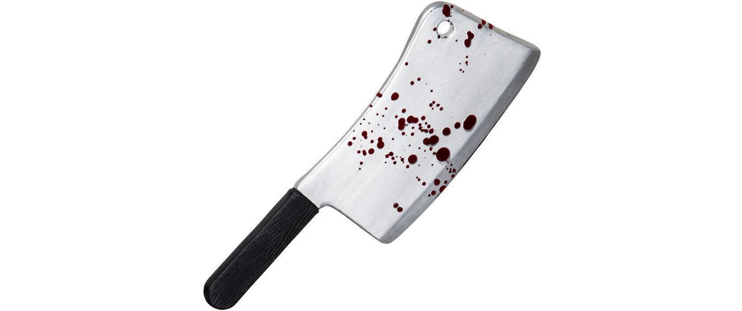 Amscan Kunststoff blutbespritzte Sense 45 cm 3-fach assortiert