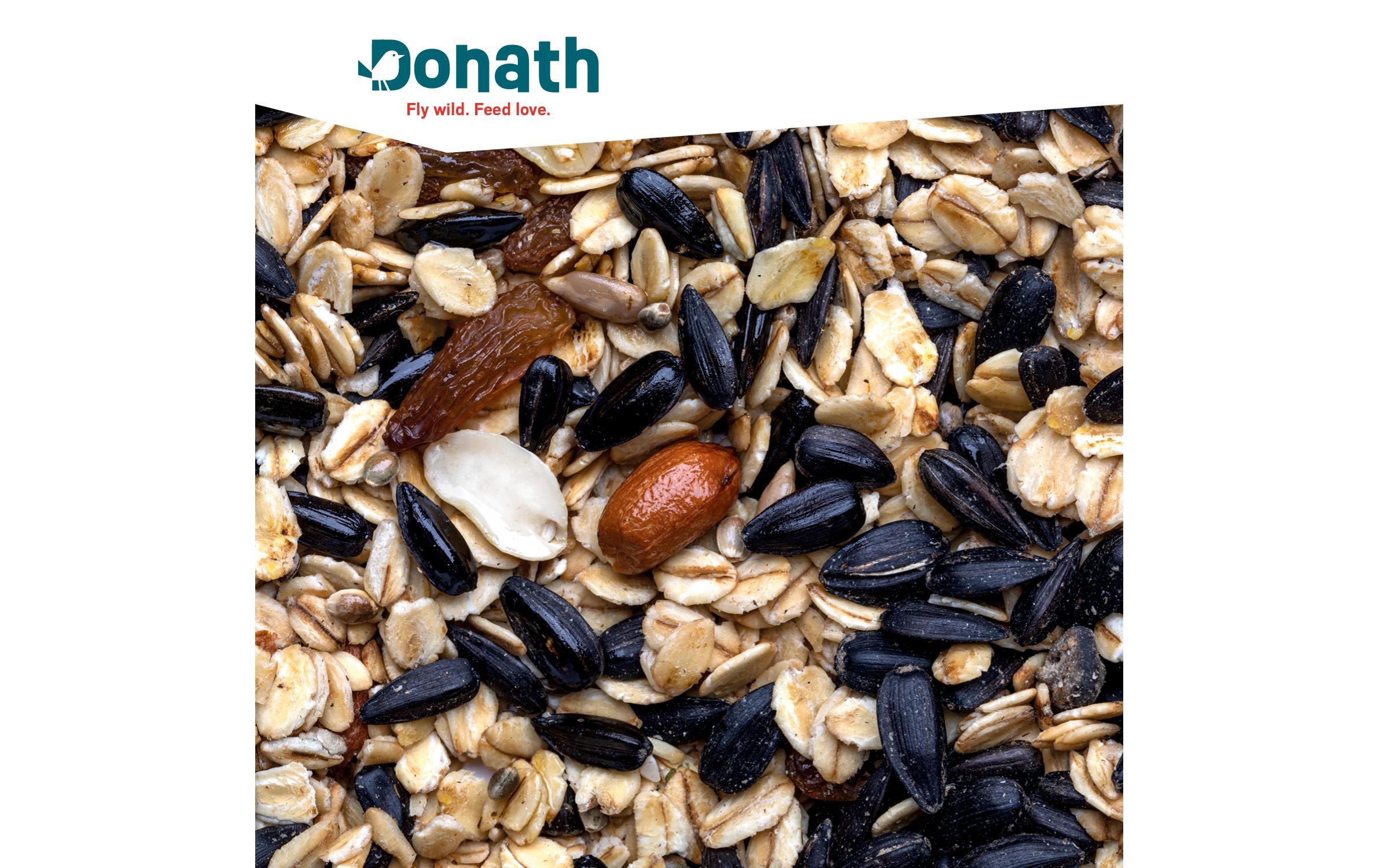 Donath Vogelfutter Komplett Mix, 1 kg