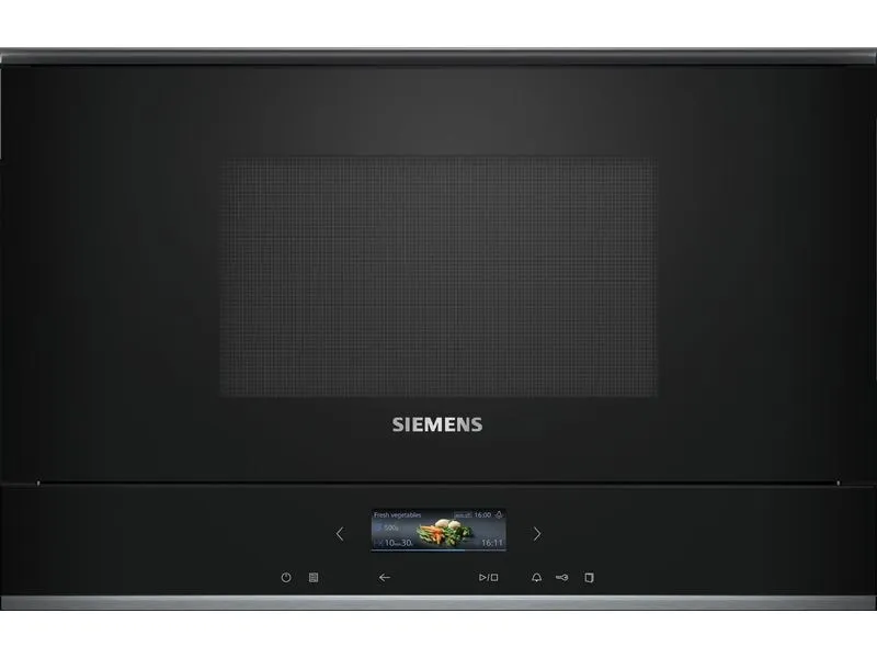 Siemens Einbaumikrowelle iQ700 BE732R1B1C Schwarz Siemens Einbaumikrowelle iQ700 BE732R1B1C Schwarz