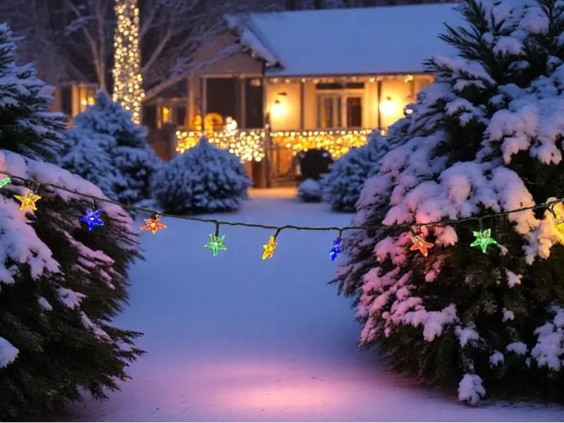 Dameco LED Outdoor Lichterkette Stern 9.9 m, mit 100 Sterne Dameco LED Outdoor Lichterkette Stern 9.9 m, mit 100 Sterne