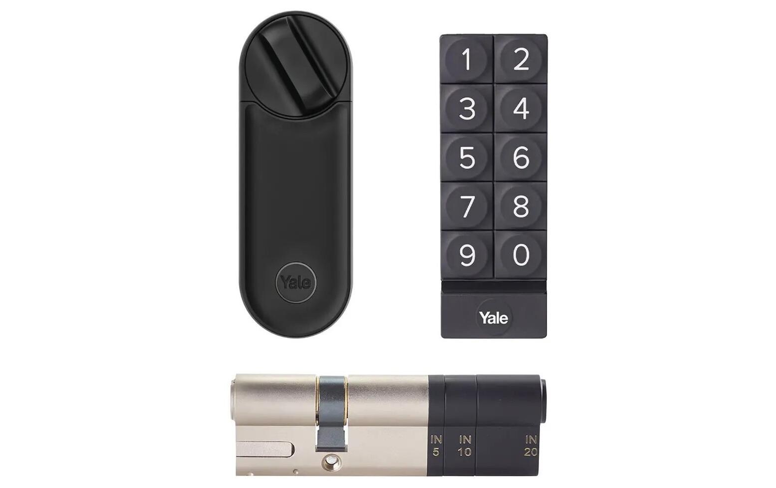 Yale Schloss Linus L2 Smart Lock Z+K-Kit, Schwarz Yale Schloss Linus L2 Smart Lock Z+K-Kit, Schwarz