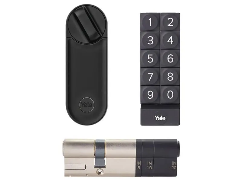 Yale Schloss Linus L2 Smart Lock Z+K-Kit, Schwarz Yale Schloss Linus L2 Smart Lock Z+K-Kit, Schwarz