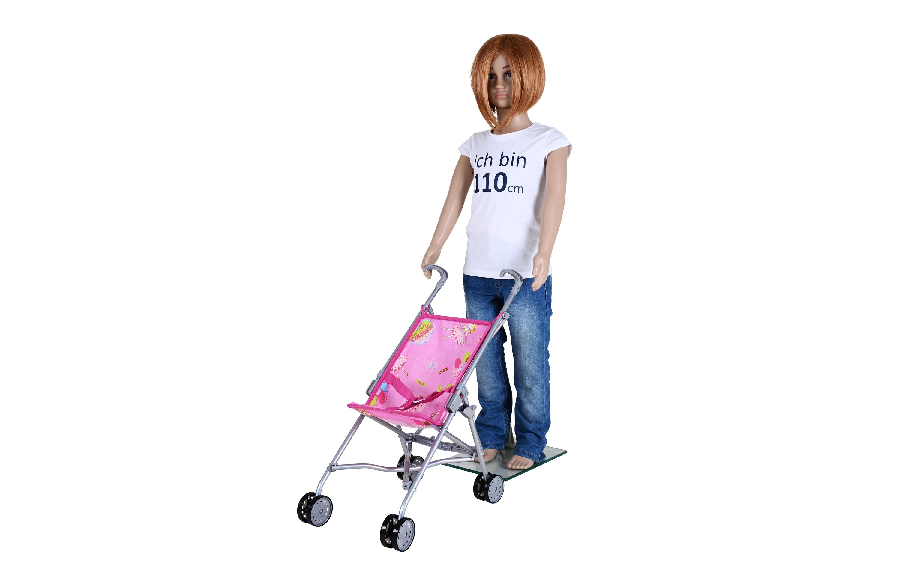 Knorrtoys Puppenbuggy Sim – Pink Little Princess