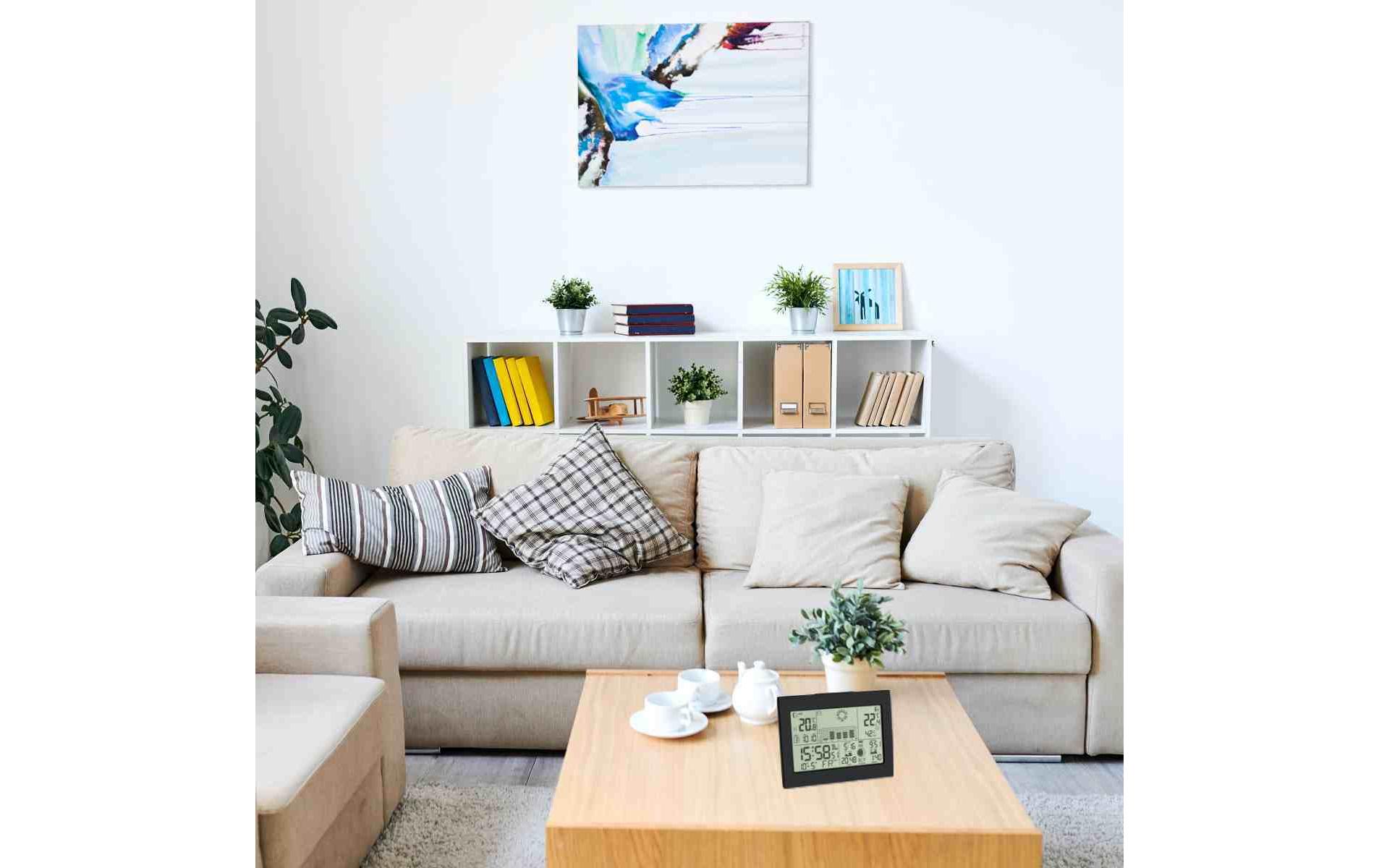 TFA Dostmann Wetterstation Horizon Schwarz