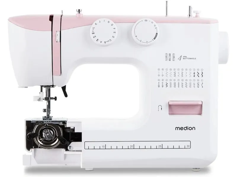 Medion Nähmaschine Life SM60 Weiss/Rosa Medion Nähmaschine Life SM60 Weiss/Rosa