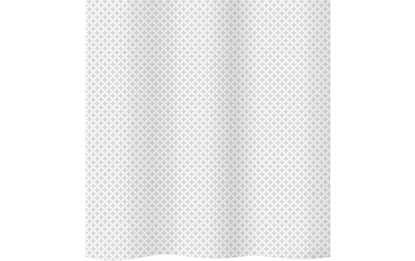 diaqua® Duschvorhang Andalus 240 x 180 cm, Weiss