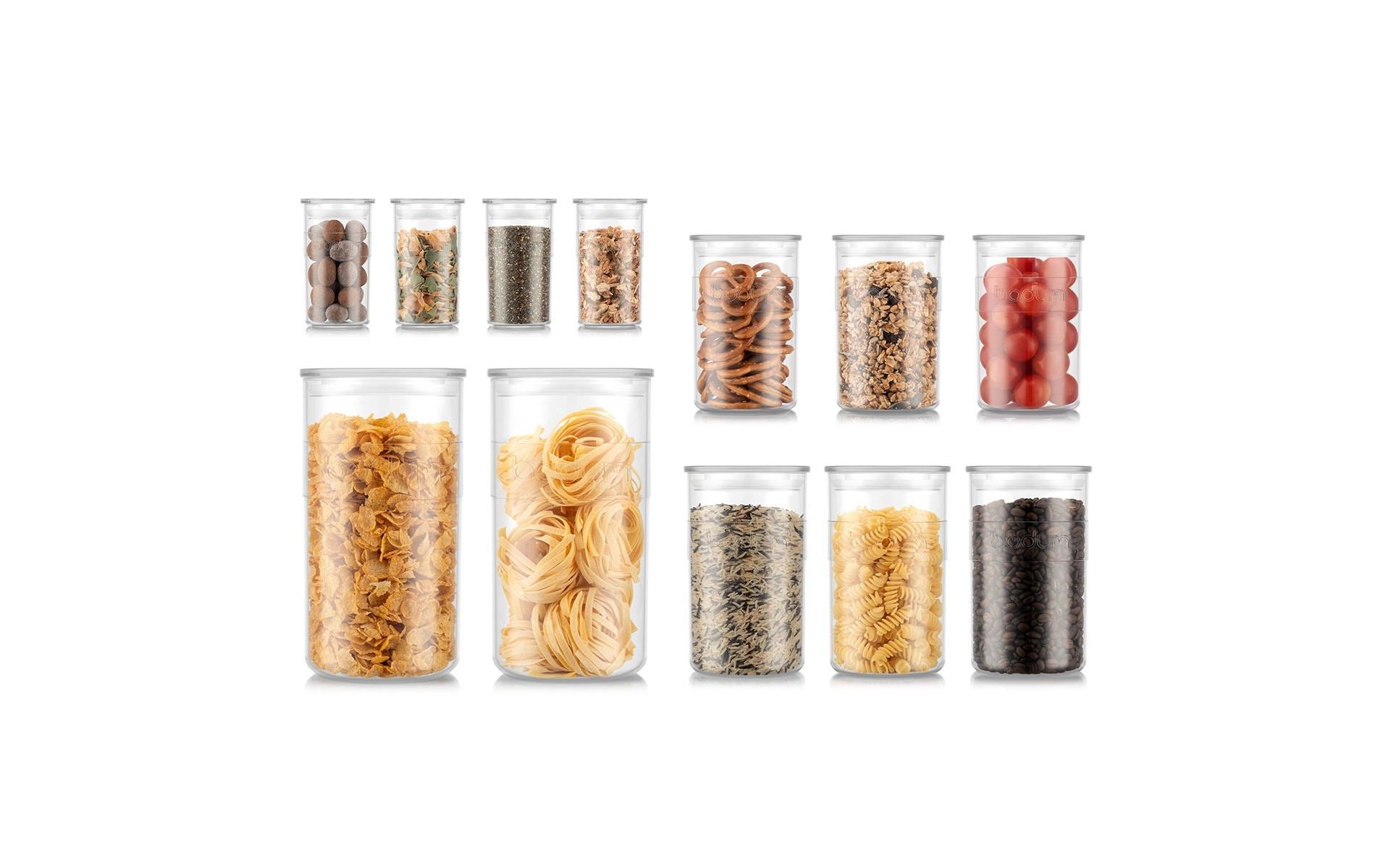 Bodum Vorratsdose 12er Set Presso Transparent