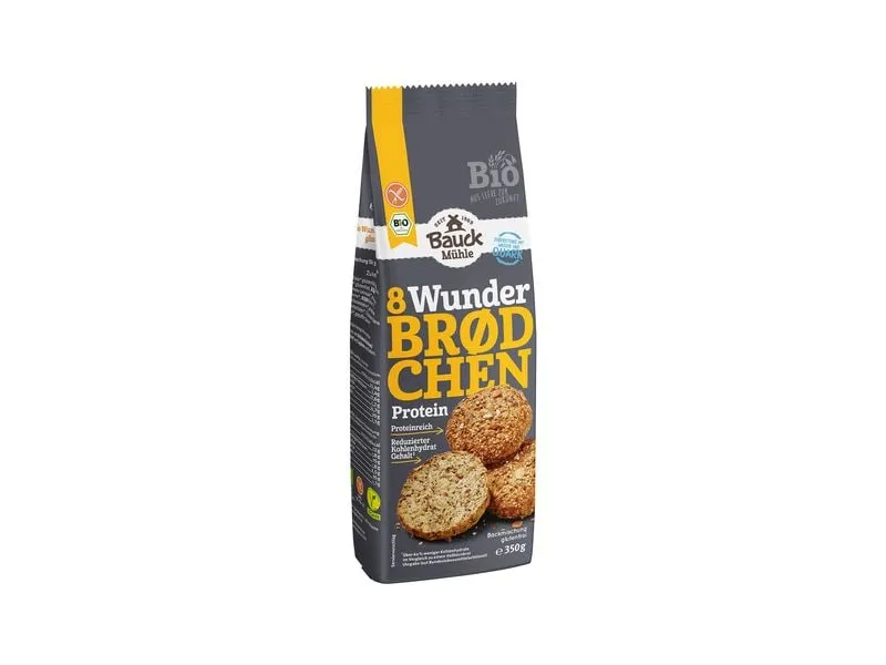 Bauck Mühle Backmischung Wunderbrödchen Protein 350 g