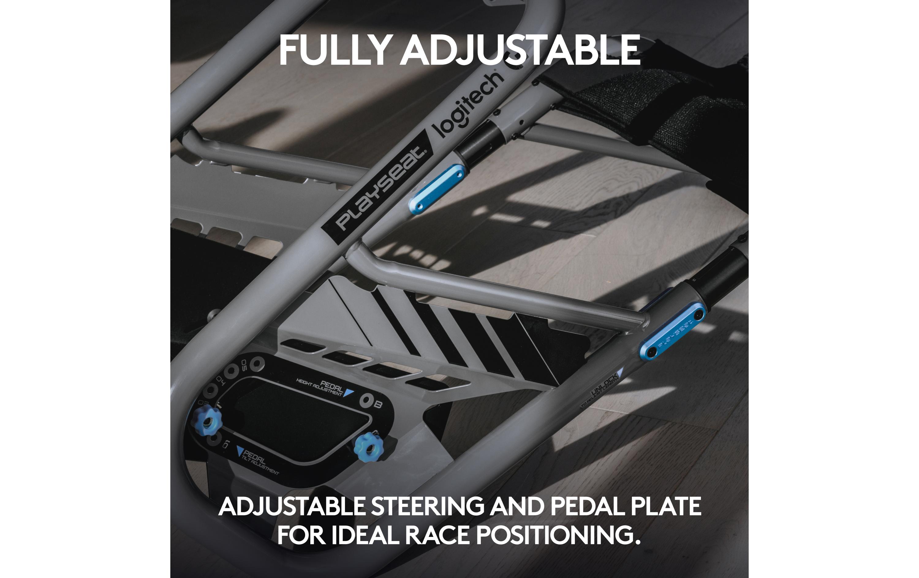 Playseat Trophy – Logitech G Edition Grau/Schwarz