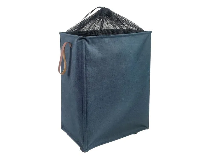 diaqua® Wäschekorb Levi mit Rollen 50 l, Dunkelblau diaqua® Wäschekorb Levi mit Rollen 50 l, Dunkelblau