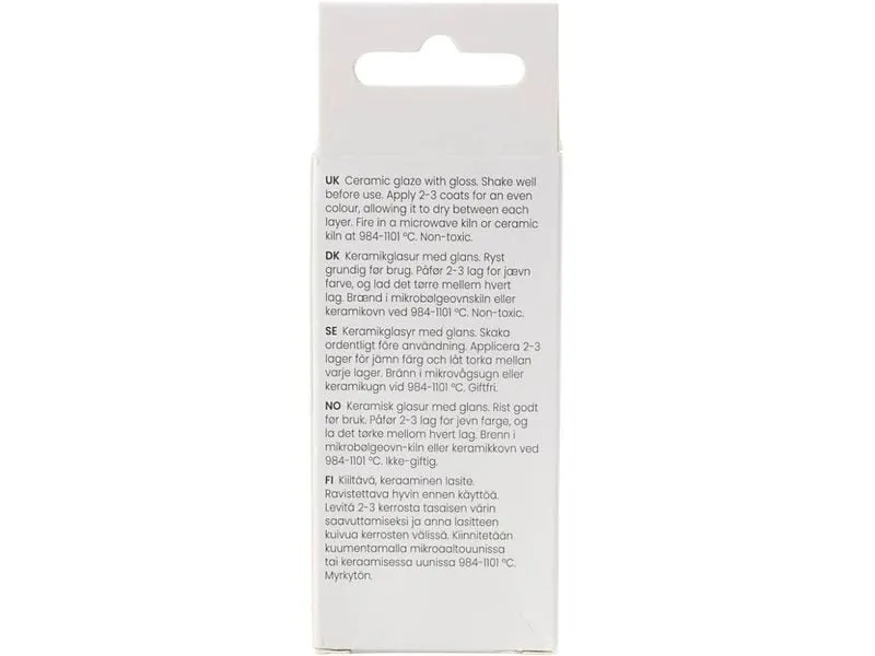 Creativ Company Versiegelung 984 - 1101 °C, 60 ml, Transparent