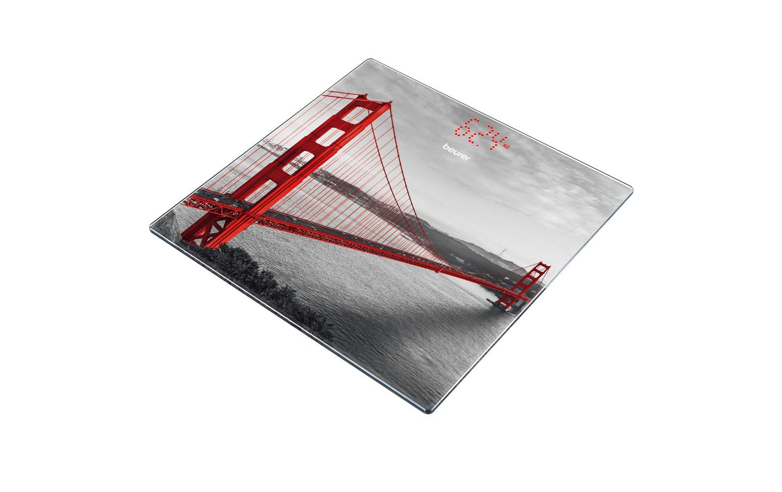 Beurer Personenwaage GS 215 San Francisco Grau; Rot Beurer Personenwaage GS 215 San Francisco Grau; Rot