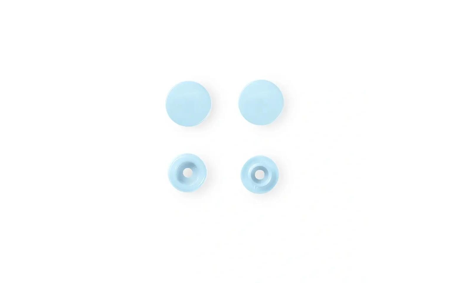 Prym Druckknöpfe Color Snaps Grau, Ø 12,4 mm, 30 Stück