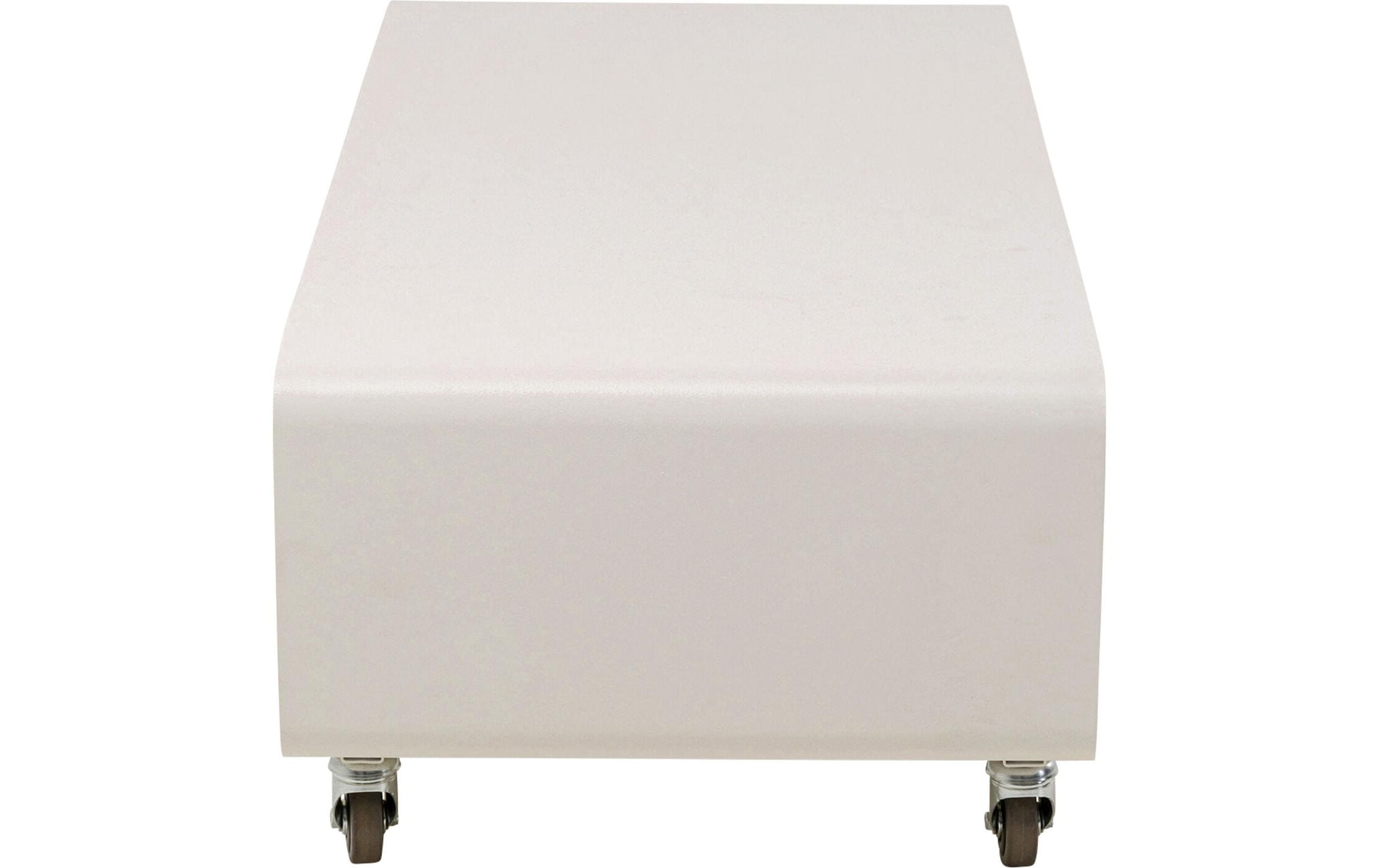 Kare TV-Möbel Lowboard Lounge M 90 x 30 cm, Creme