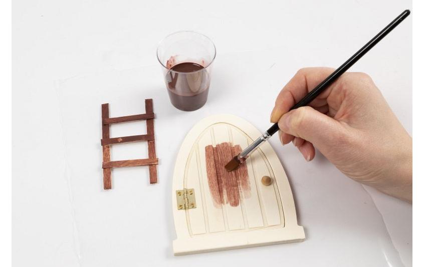 Creativ Company Bastelset Halloween Wichteltür 12-teilig