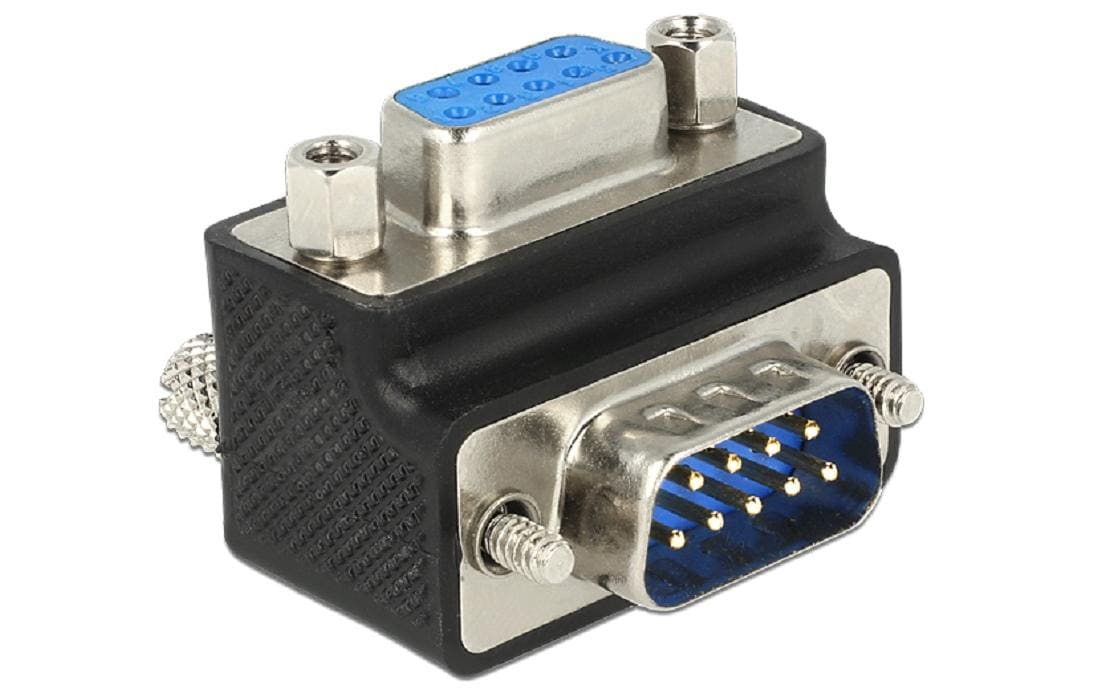 Delock Winkeladapter D-Sub 9Pin Stecker, 270° Delock Winkeladapter D-Sub 9Pin Stecker, 270°