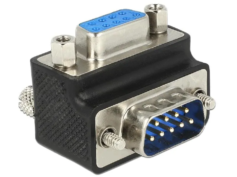 Delock Winkeladapter D-Sub 9Pin Stecker, 270° Delock Winkeladapter D-Sub 9Pin Stecker, 270°