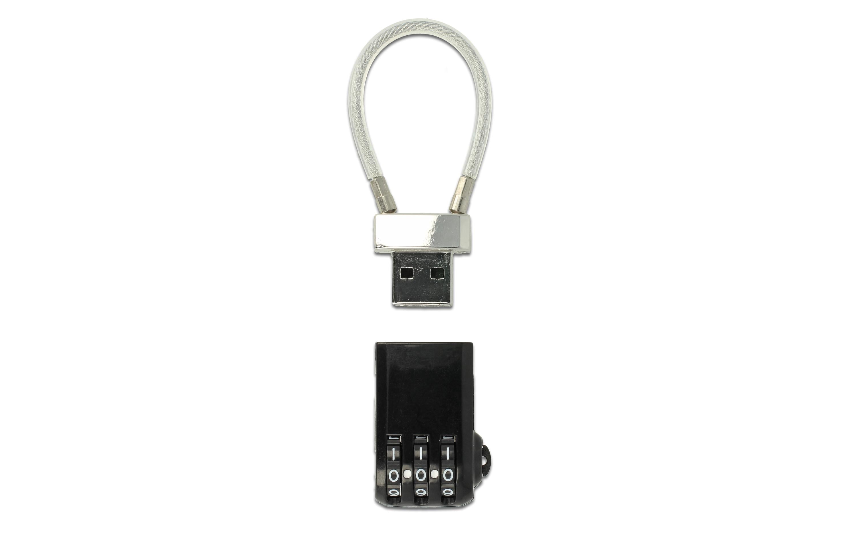 Navilock Sicherheitsschloss USB mit Zahlencode