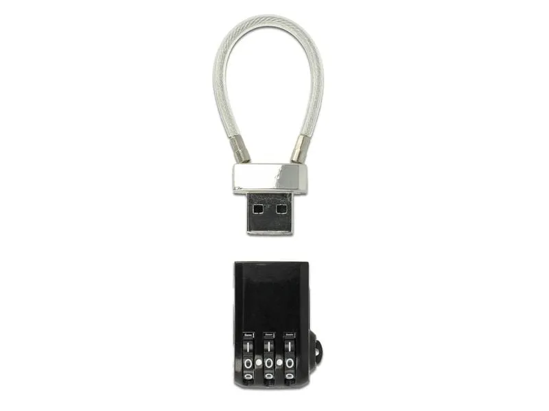 Navilock Sicherheitsschloss USB mit Zahlencode
