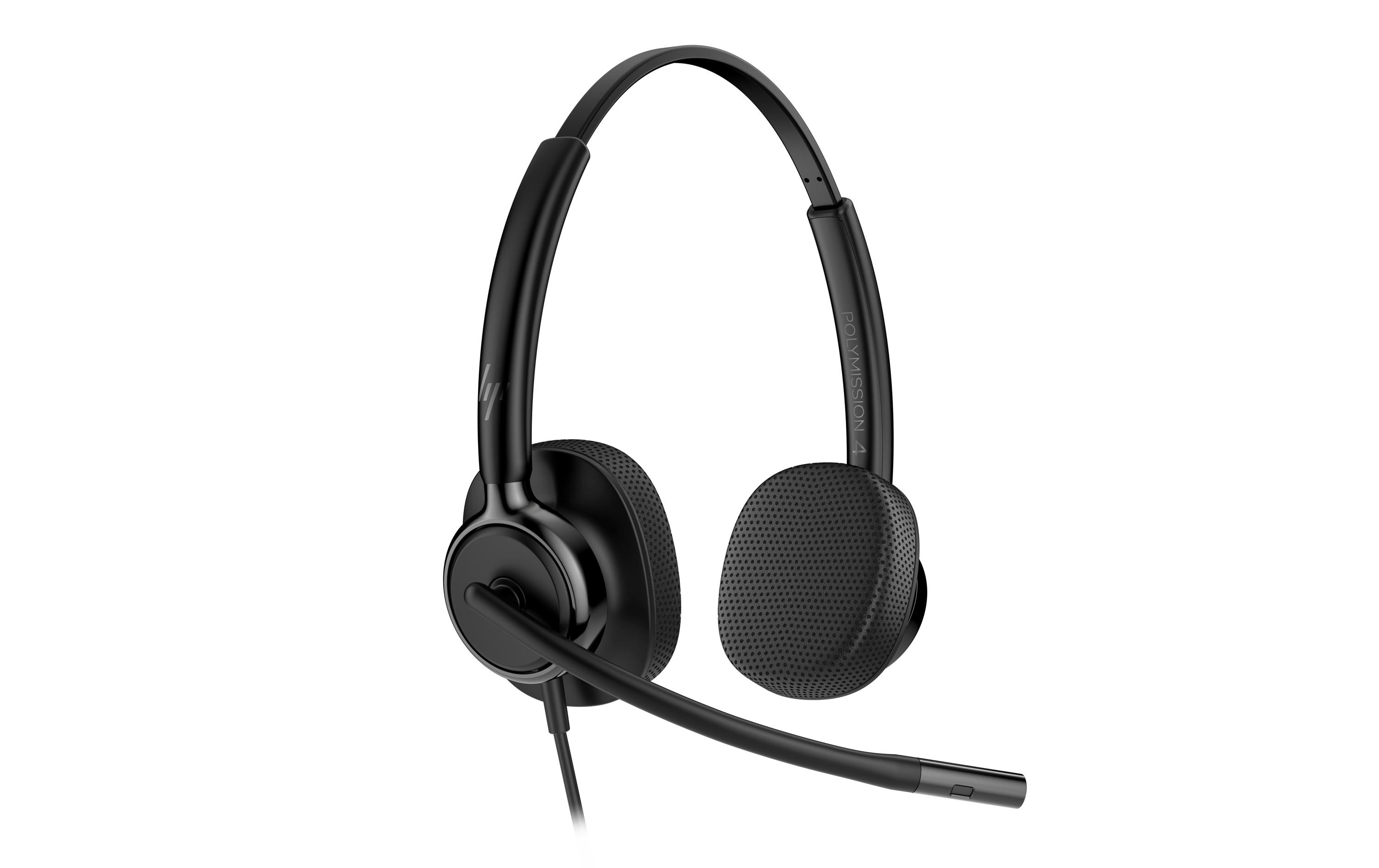 HP Headset Poly Mission 425 Stereo USB-C, kabelgebunden
