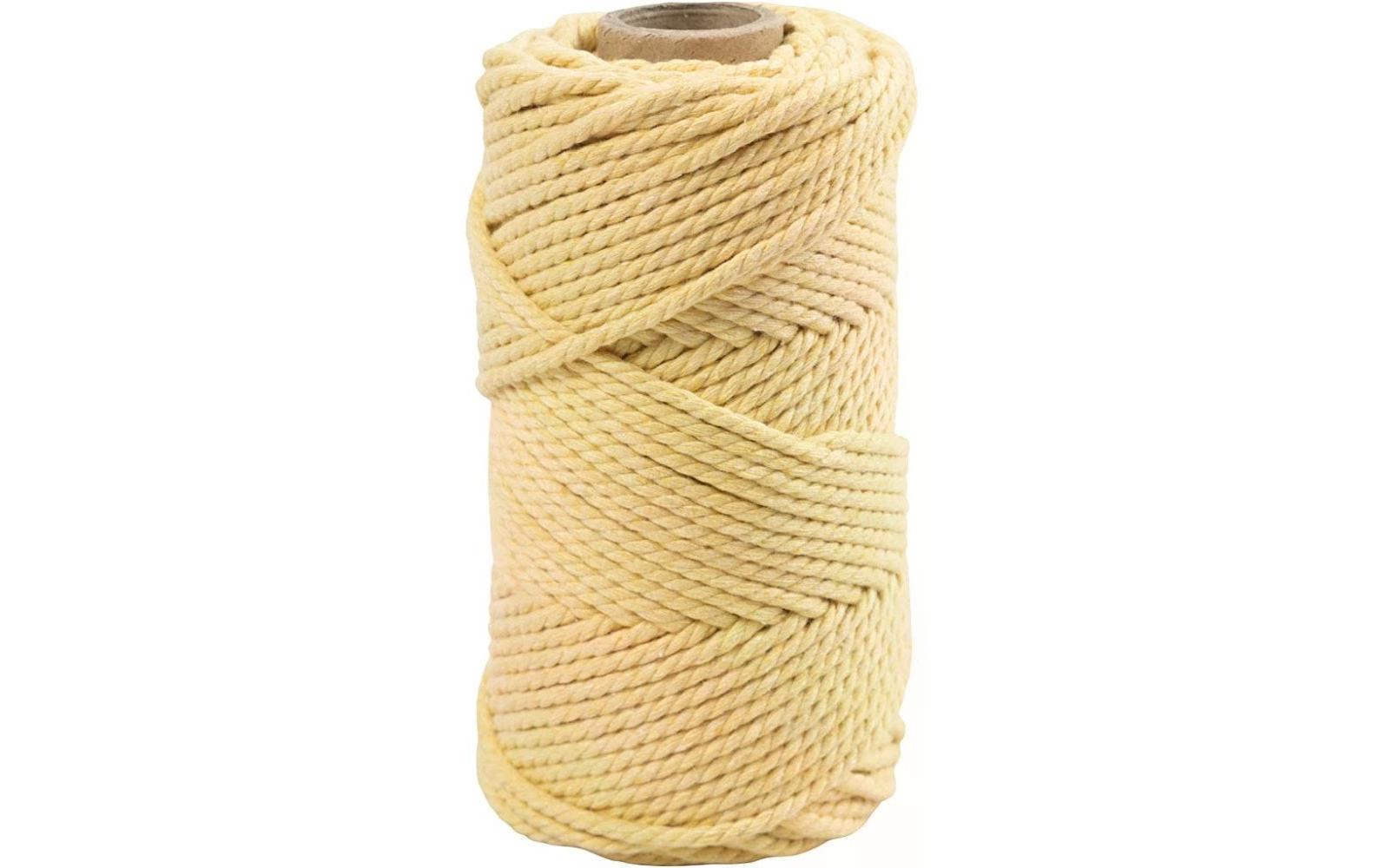 Creativ Company Baumwollgarn Makramee Rope 330 g Hellgelb Creativ Company Baumwollgarn Makramee Rope 330 g Hellgelb