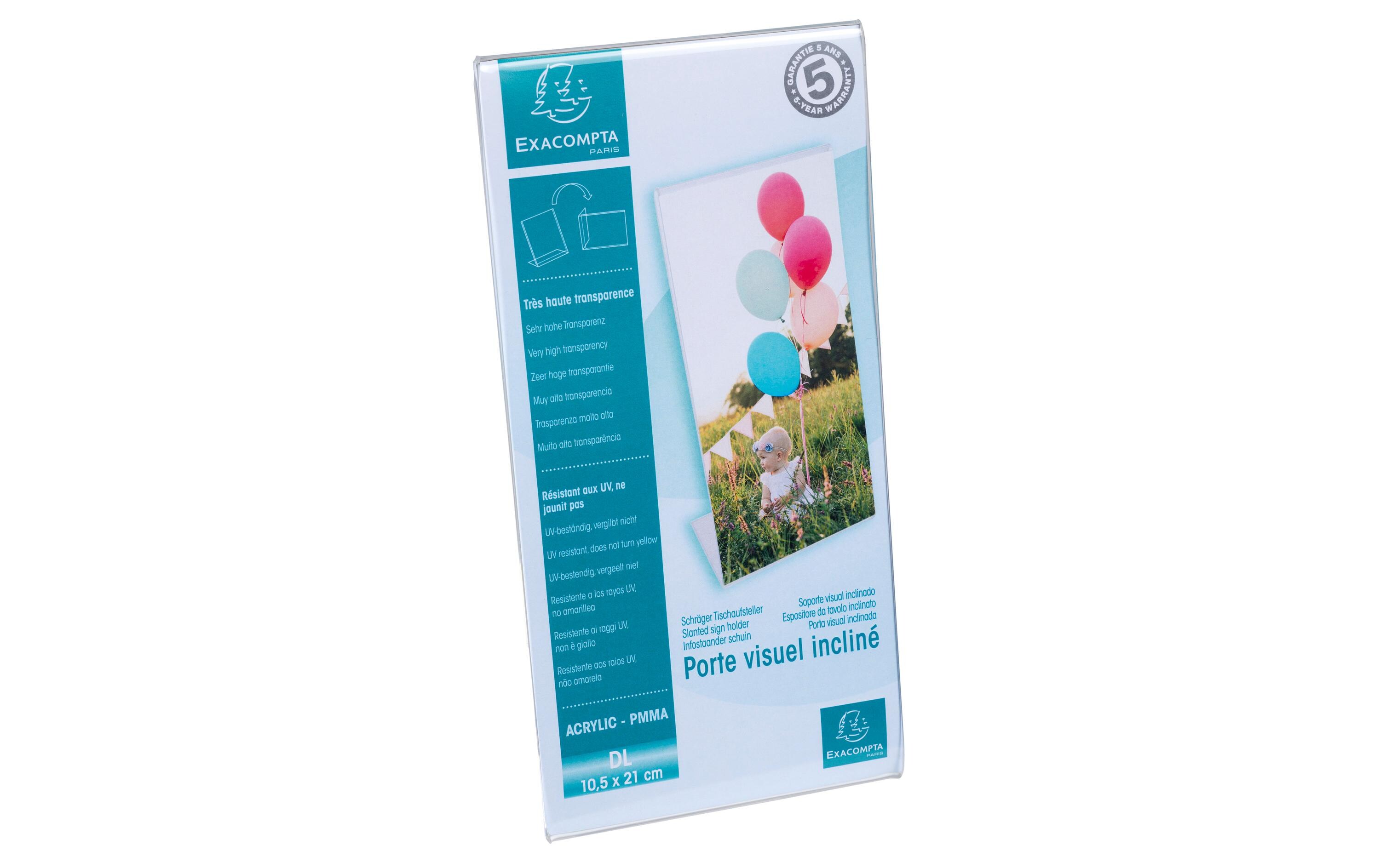 Exacompta Tischaufsteller 10 x 21 cm