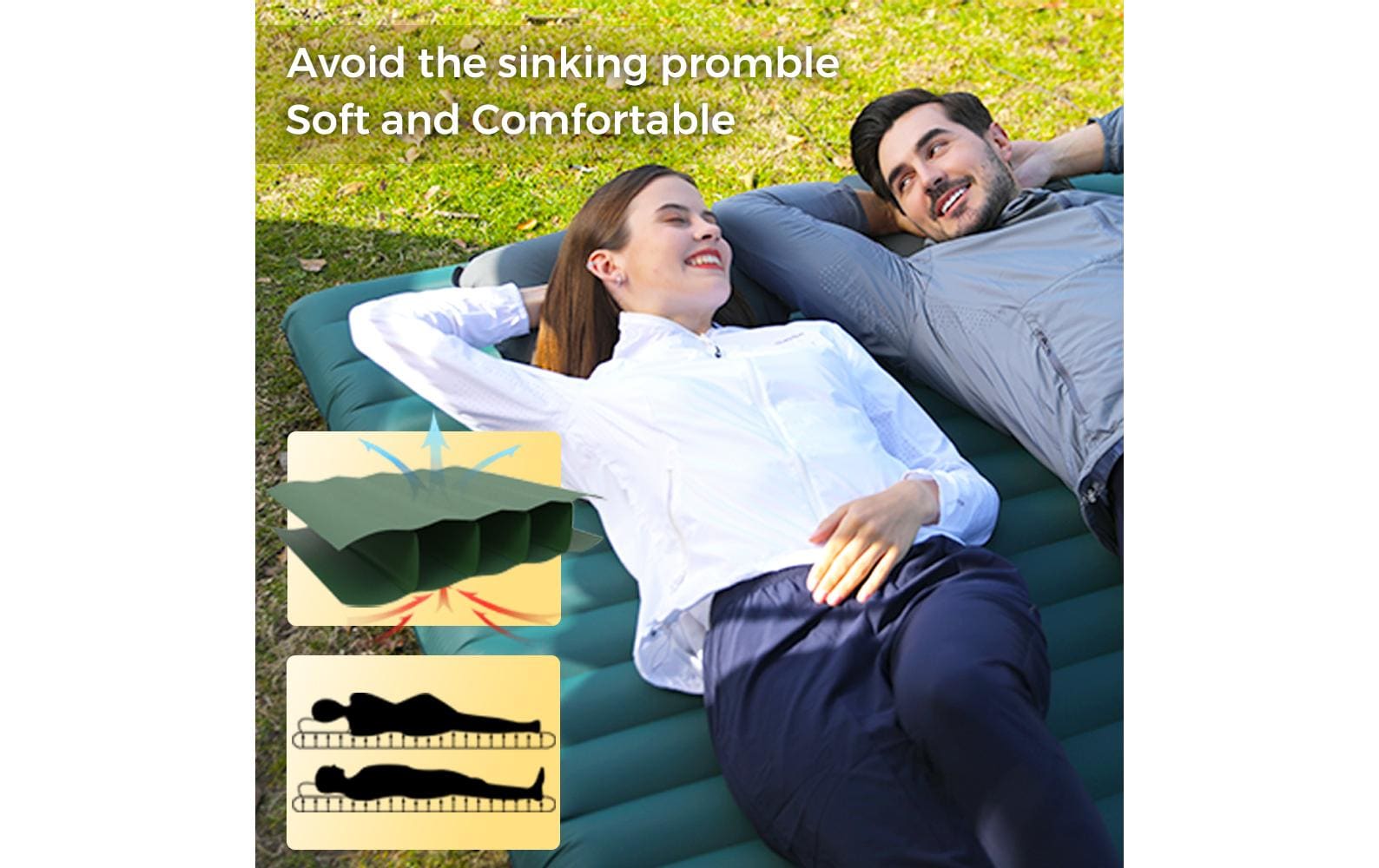 Aerogogo Luftmatratze GM2 140 x 200 cm