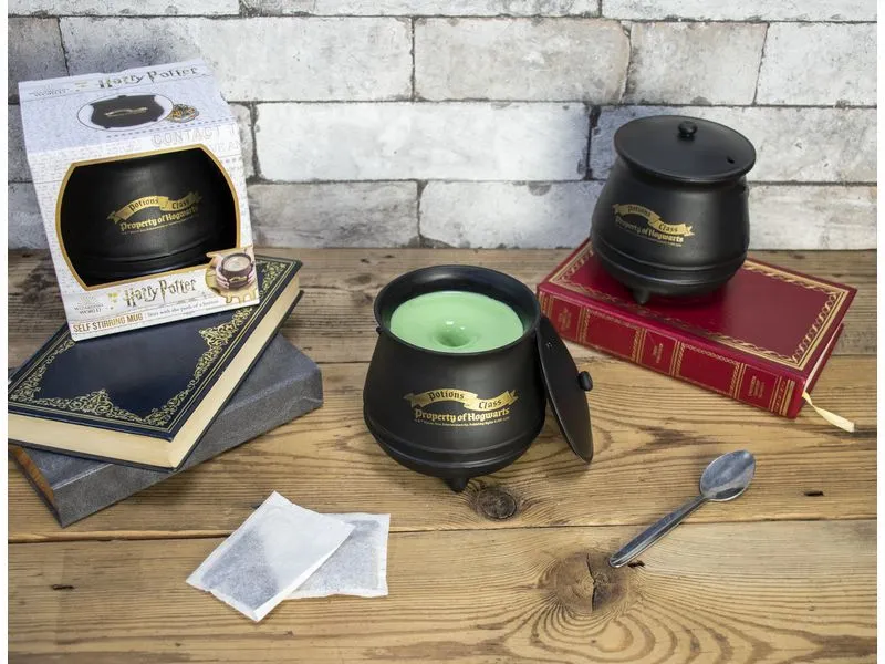 Thumbs Up! Harry Potter Tasse selbstrührender Kessel mit Deckel 350 ml