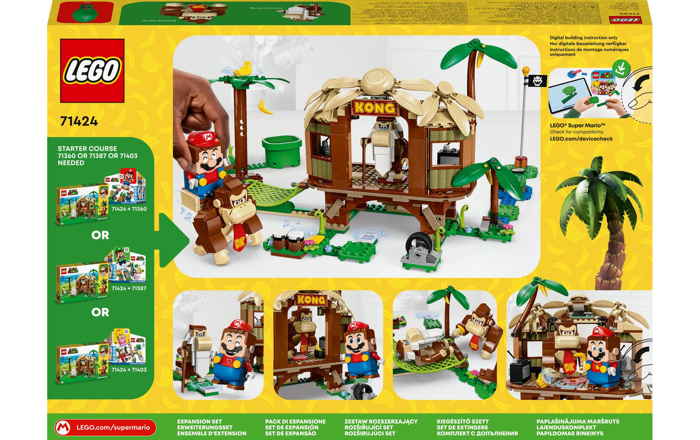 LEGO® Super Mario Donkey Kongs Baumhaus – Erweiterungsset 71424