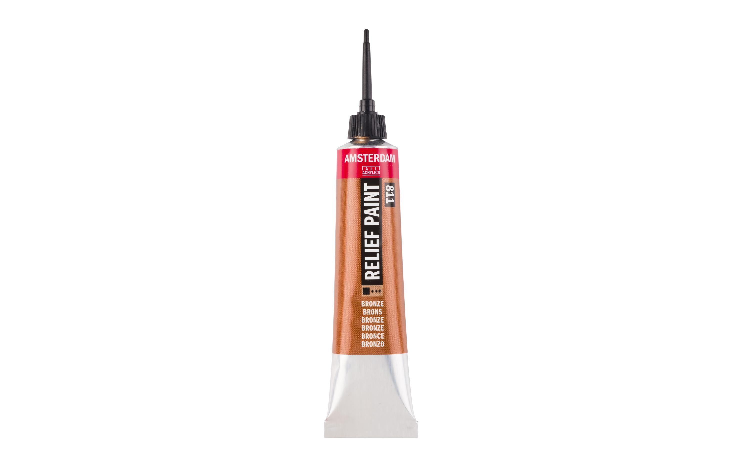 Amsterdam Acrylfarbe Reliefpaint 811 Bronze deckend, 20 ml