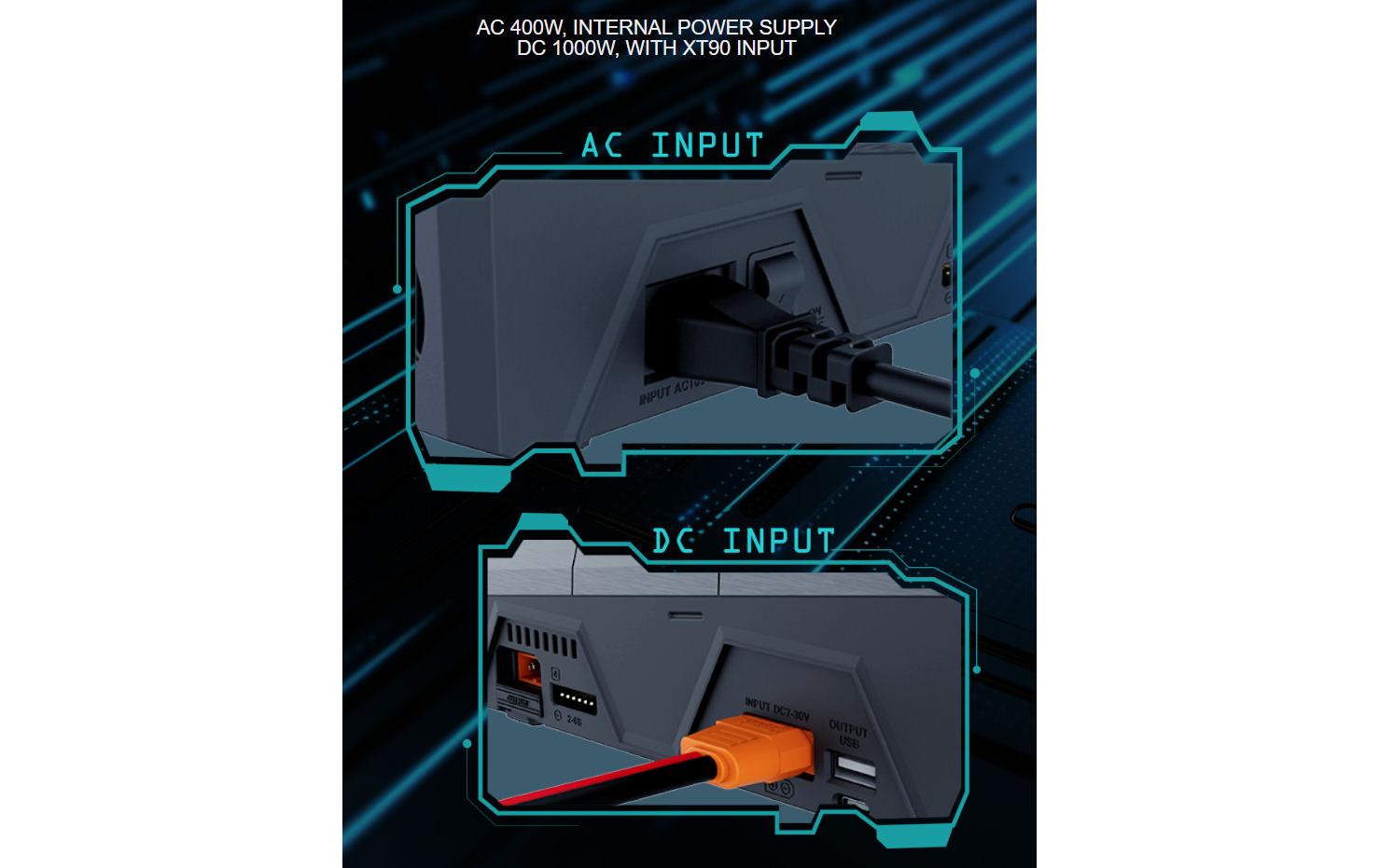 ToolkitRC Quad-Ladegerät Q6AC 1-6S, 400W