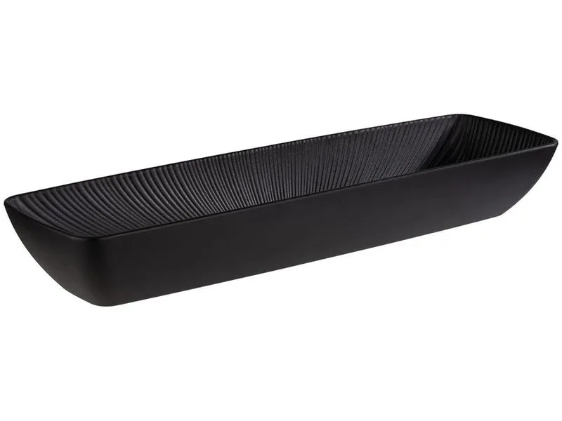 APS Schale APS Schale Rechteckig Nero GN 2/4 Schwarz