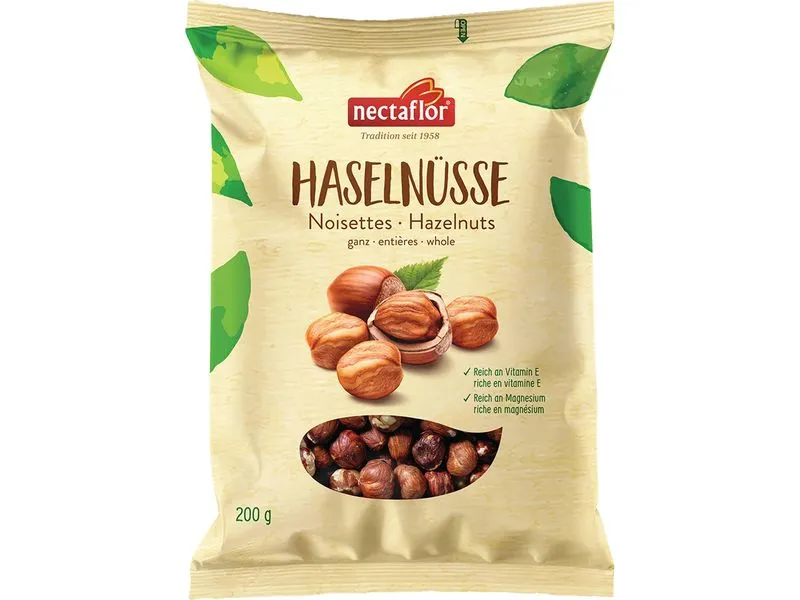 Nectaflor Haselnüsse ganz 200 g Nectaflor Haselnüsse ganz 200 g